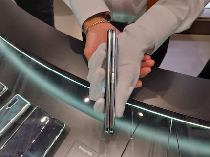 The Foldable viewed from the side.