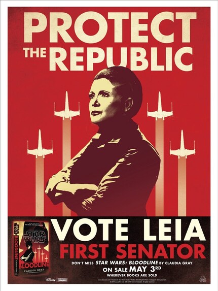 Leia, die Politikerin, in «Star Wars: Bloodline»