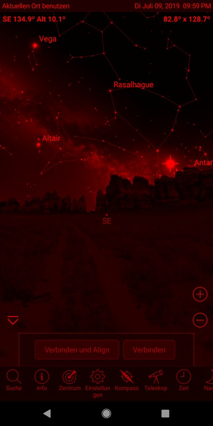 L'utilisation via l'application serait sans doute plus simple si elle fonctionnait.