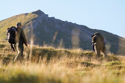 Marco and Claudio, two Graubünden hunters.