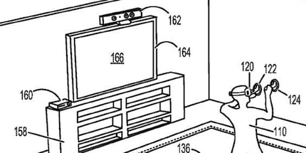 Nummer 160 könnte eine Xbox, Nummer 162 ein Kinect-Controller sein. Quelle: USPTO