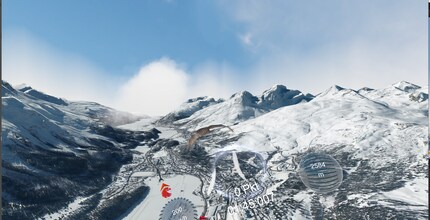 So könnte dein Training aussehen: Schon schön, so ein Flug durchs Engadin.