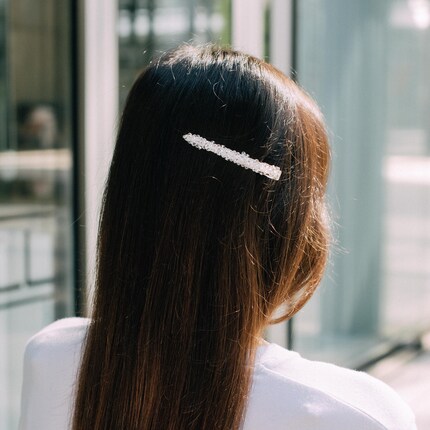 Für den Anfang reicht eine Spange. Die Menge stockst du Schritt für Schritt auf.