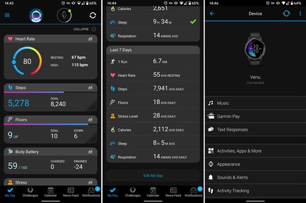 Die Connect-App ist nicht besonders übersichtlich.