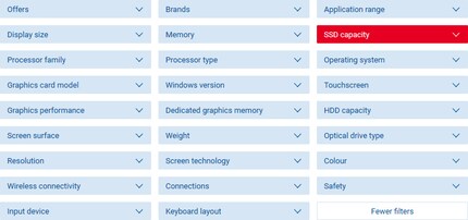 In the notebook section, select the relevant filter to get the results that match your answers below.