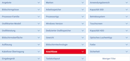 Klicke im Browsertab der Notebook-Sektion auf den entsprechenden Filter, um die zu deiner Antwort unten passende Auswahl zu treffen.