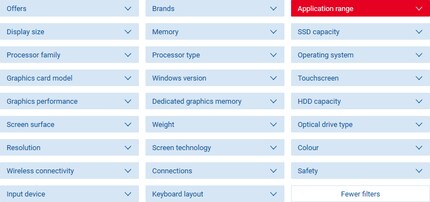 In the notebook section, select the relevant filter to get the results that match your answers below.