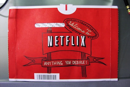 The envelopes are also used to return the rented movies.