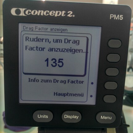 ...beeinflusst den Drag Factor.