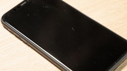 Ein fetter Kratzer wegen einem Staubkorn oder so