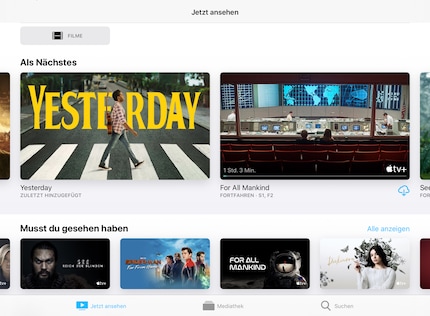 Gli Originali Apple hanno il logo Apple con Plus in basso a destra. I contenuti on-demand invece no.