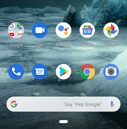 A classic app-based navigation