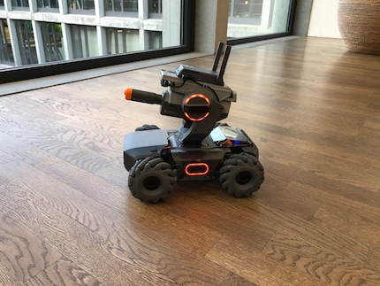 Ready to rumble: il RoboMaster S1 è carico e pronto ad entrare in azione.