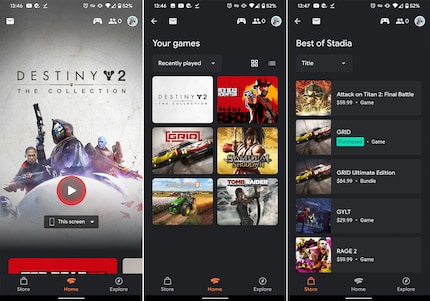 L'application est claire, mais n'offre pas encore beaucoup de contenu.