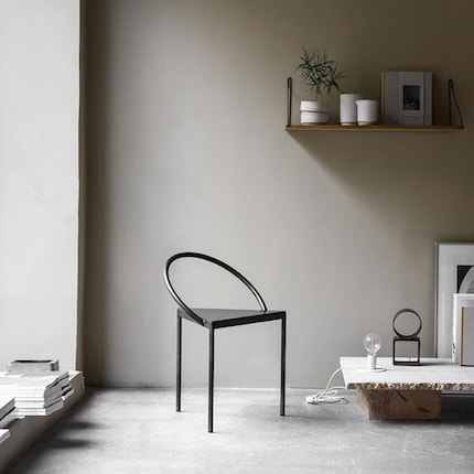 Clean lines contribute to the timelessness of the « Triangolo chair». Photo: Frama CPH
