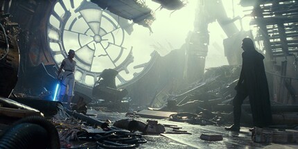 The Emperor's throne room on the second Death Star. Not the only known location in the film.