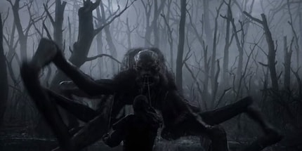 One of the many monsters we encounter in the first four episodes of «The Witcher».