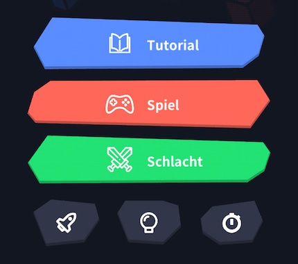 The home screen of the app with all its functions.