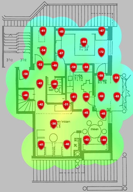 Livello del segnale a 2,4 GHz