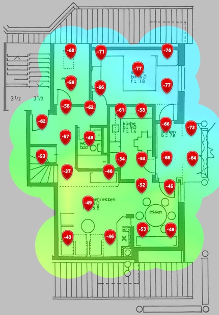 Livello del segnale a 5 GHz