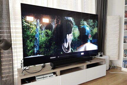 LGs SM9900 hat deutlich weniger Blooming in dieser Szene...