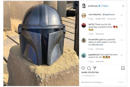 Jon Favreau announces the start of filming.