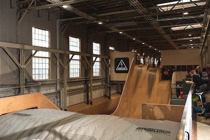 Big Air im Skillspark mit der weichen Landung.