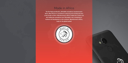 A controversial statement: Made in Africa.