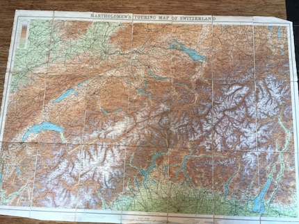 An original travel map from 1939 was a great help during development.