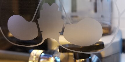 Alcuni bordi sono un po' sfrangiati.