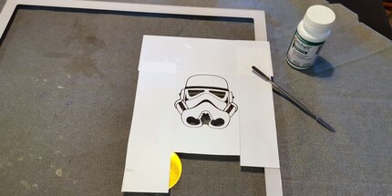 Lo stencil è pronto, iniziamo.