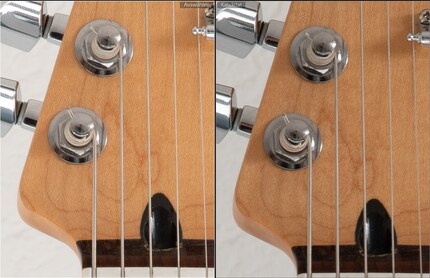 Even after AF fine-tuning, the old 16-85mm (left) remains sharper.