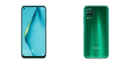 Das P40 Lite erscheint in drei Farben: Crush Green, Midnight Black und Sakura Pink.