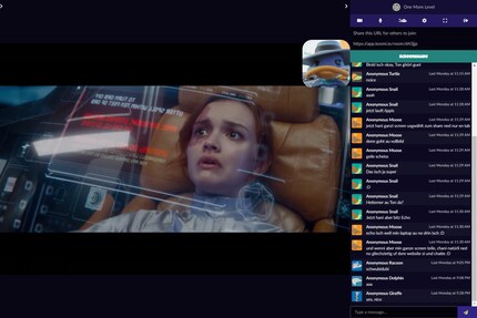 Mit Kosmi kannst du mit mehreren Freunden gleichzeitig Videochatten.