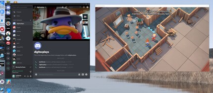 Nicht perfekt, aber wenn dein Monitor gross genug ist, geht’s auch mit zwei Fenstern.