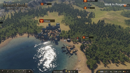 Die Übersichtskarte sieht aus wie bei «Total War» und dergleichen.