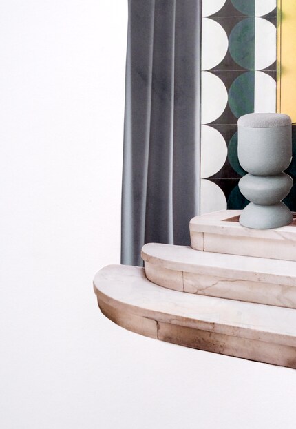 Would you prefer the classic Componibili by Kartell or the curvy stool by Sella Concept?