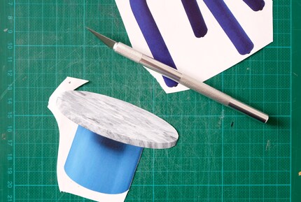 Un taglierino ti permette di ritagliare i dettagli con precisione