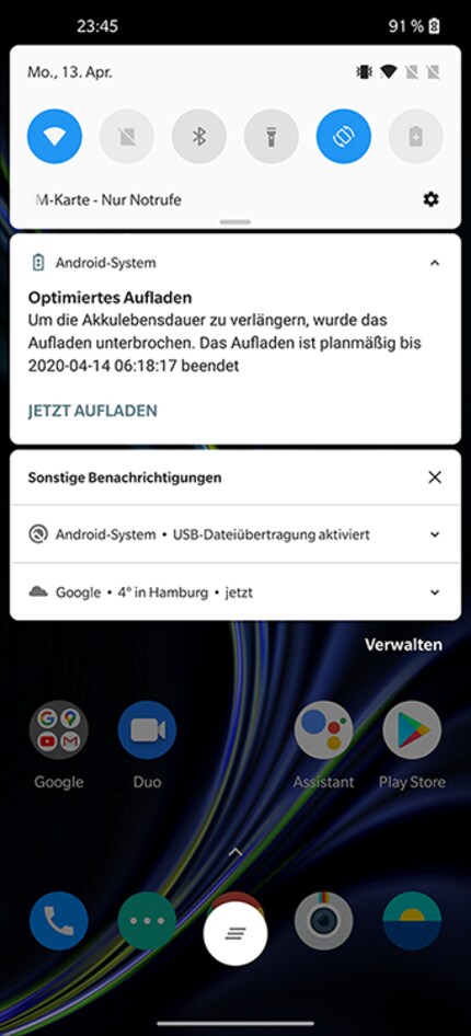 Quando la batteria è sufficientemente carica, il software mette in pausa il processo di ricarica.