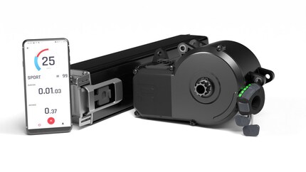 Das System liefert 250 Watt Dauerleistung, 1500 Watt Maximalleistung und 90 Newtonmeter Drehmoment.