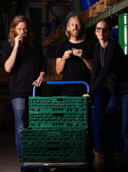 Das Design-Kollektiv Soeder: Johan Olzon, Kalle Westbom und Hanna Åkerström (v. l. n. r.). Bild: Mathyas Kurmann