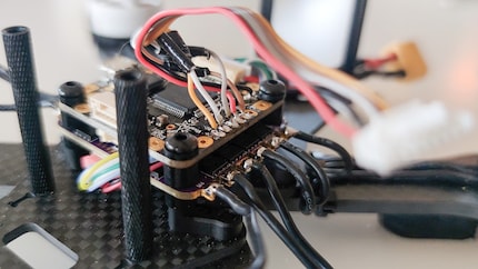 The new flight controller and ESC