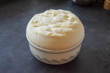 ...has doubled in size after 40 minutes in the Dough Proof programme.