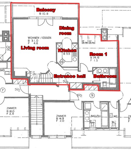 The first attic floor.