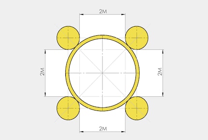 Der Stoff für die Decke sollte aus einem Material wie Filz sein, das nicht ausfranst. Bild: Paul Cocksedge Studio