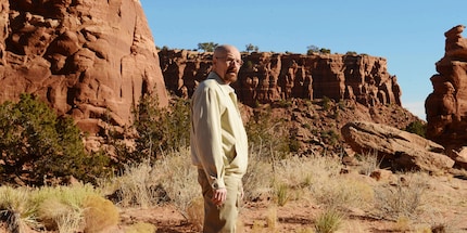 Walt – wie so oft – alleine auf weiter Flur, hier in der Wüste New Mexicos. Bild: Vanity Fair