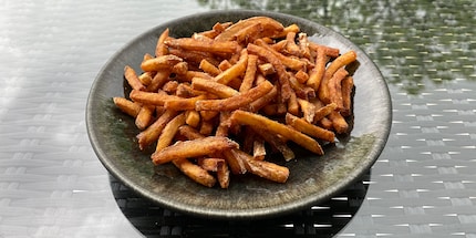 Mi piace l'aspetto delle patatine fritte di patate resistenti alla cottura.