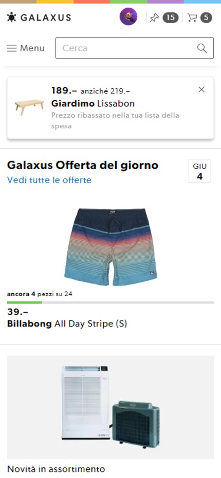 Un nuovo tavolo da giardino ci sta, ora che è calato il prezzo.