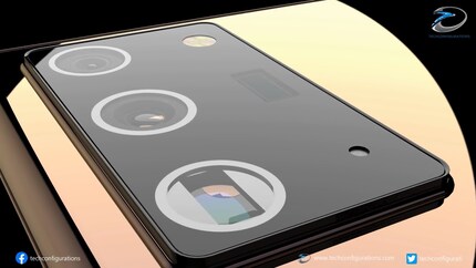 Drei Kameras und ein Laser-Fokus-System