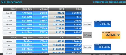 Crucial P5 mit Momentum-Cache